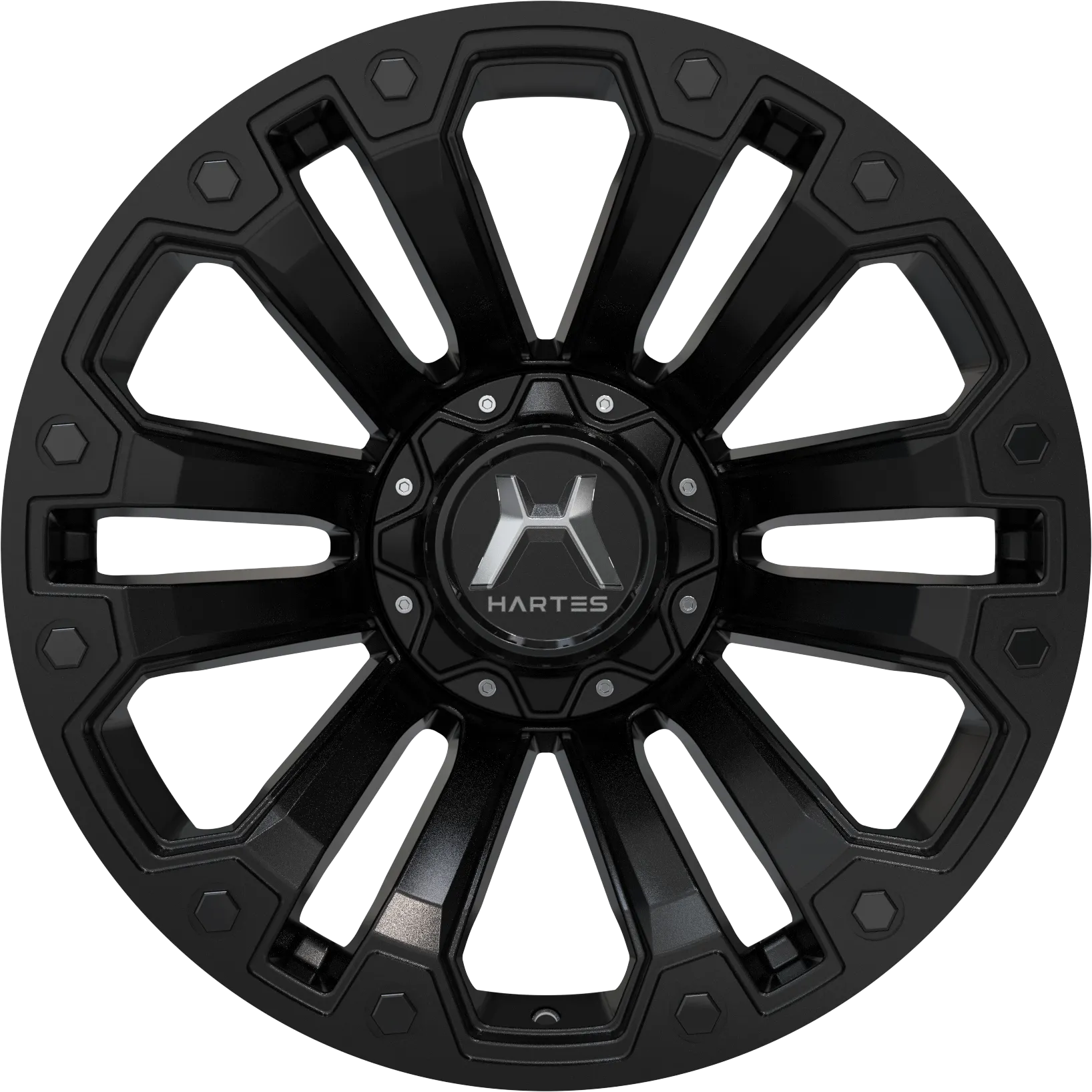Rhino — Black/Satin Lacquer/Decorative Bolts Black