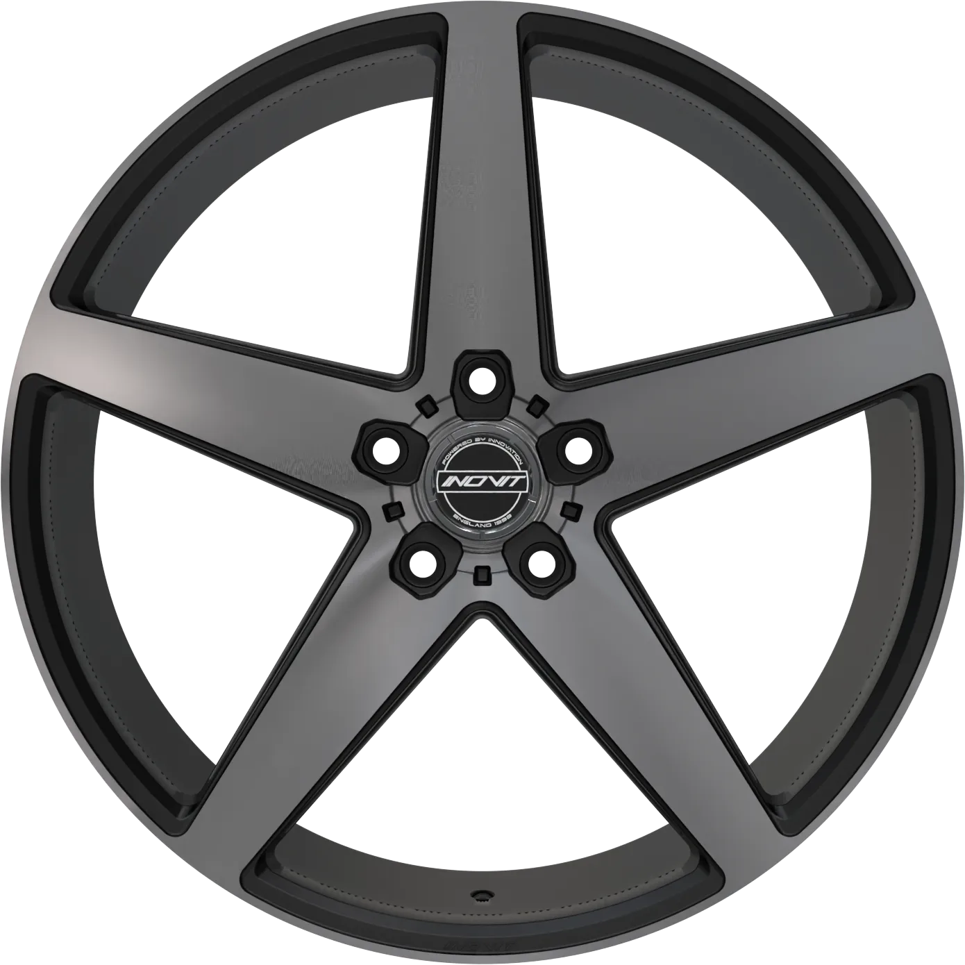 ROTOR — Black/Machined Face/Satin Lacquer/Milled Ball Cut/Dark Tint