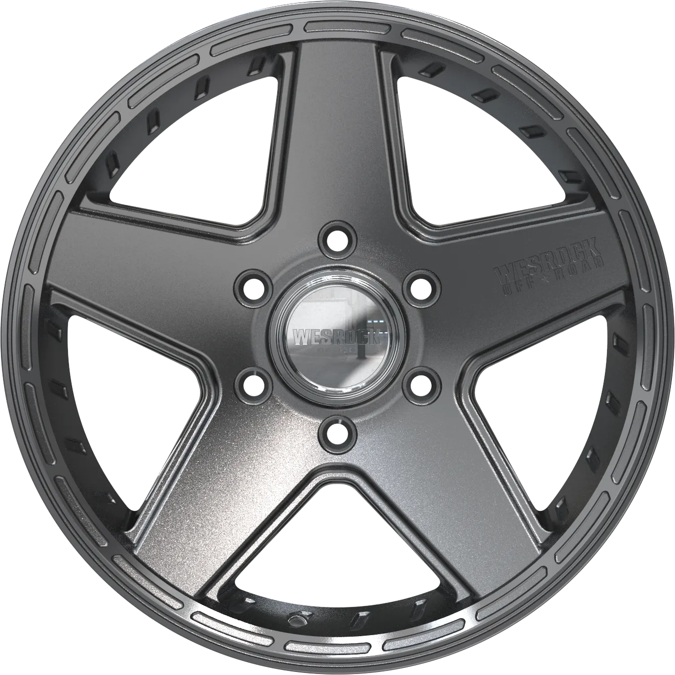 ST-5 — Anthracite/Satin Lacquer/Machined Stripe/Milled Ball Cut/Anthracite Tint