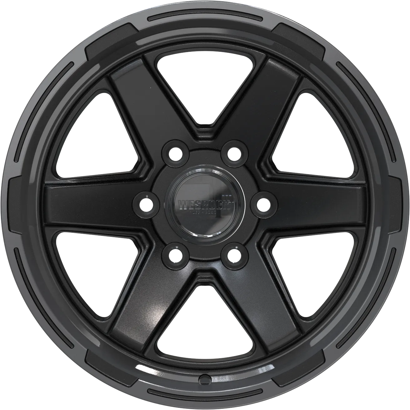 RG-6 — Black/Machined Lip/Satin Lacquer/Dark Tint